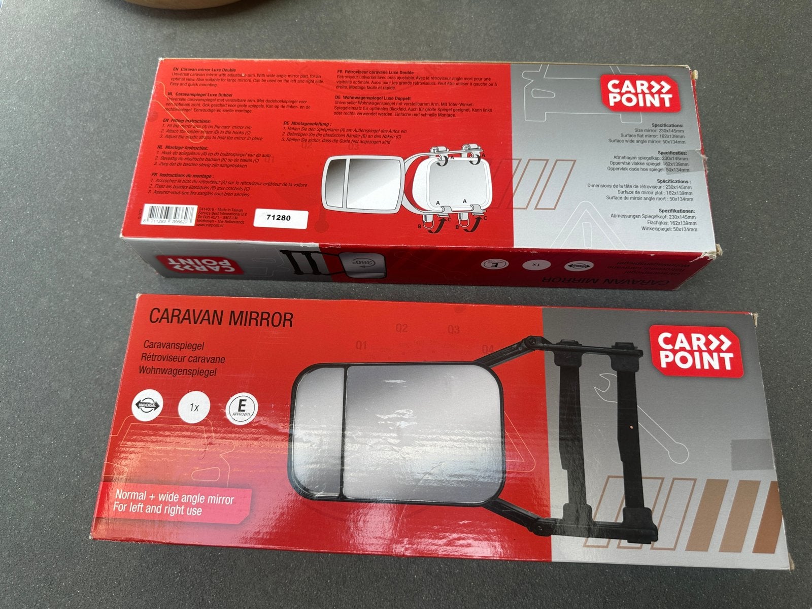 Caravanspiegels, Auto-onderdelen, Ophalen, Gebruikt