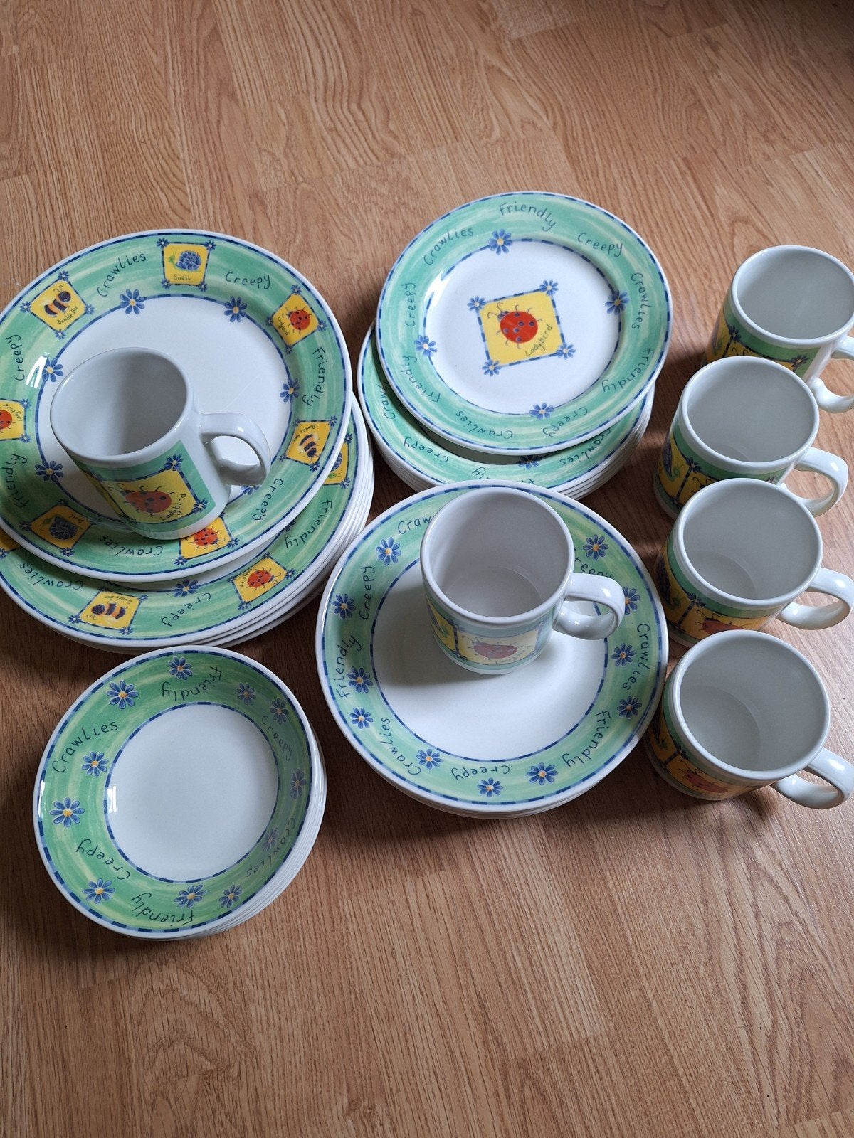24 delig zomers servies, Huis en Inrichting, Keuken | Servies, Ophalen, Nieuw, Porselein, Overige stijlen