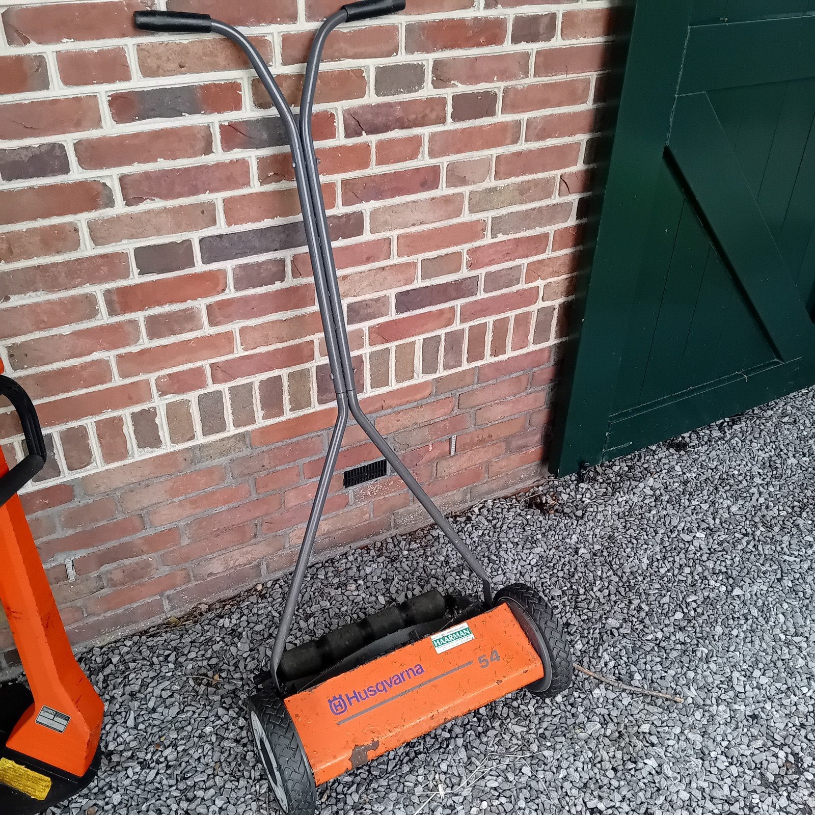 Husqvarna 54 Handgrasmaaier - Werkt naar behoren, Ophalen, Gebruikt, Handgrasmaaier, 30 t/m 39 cm