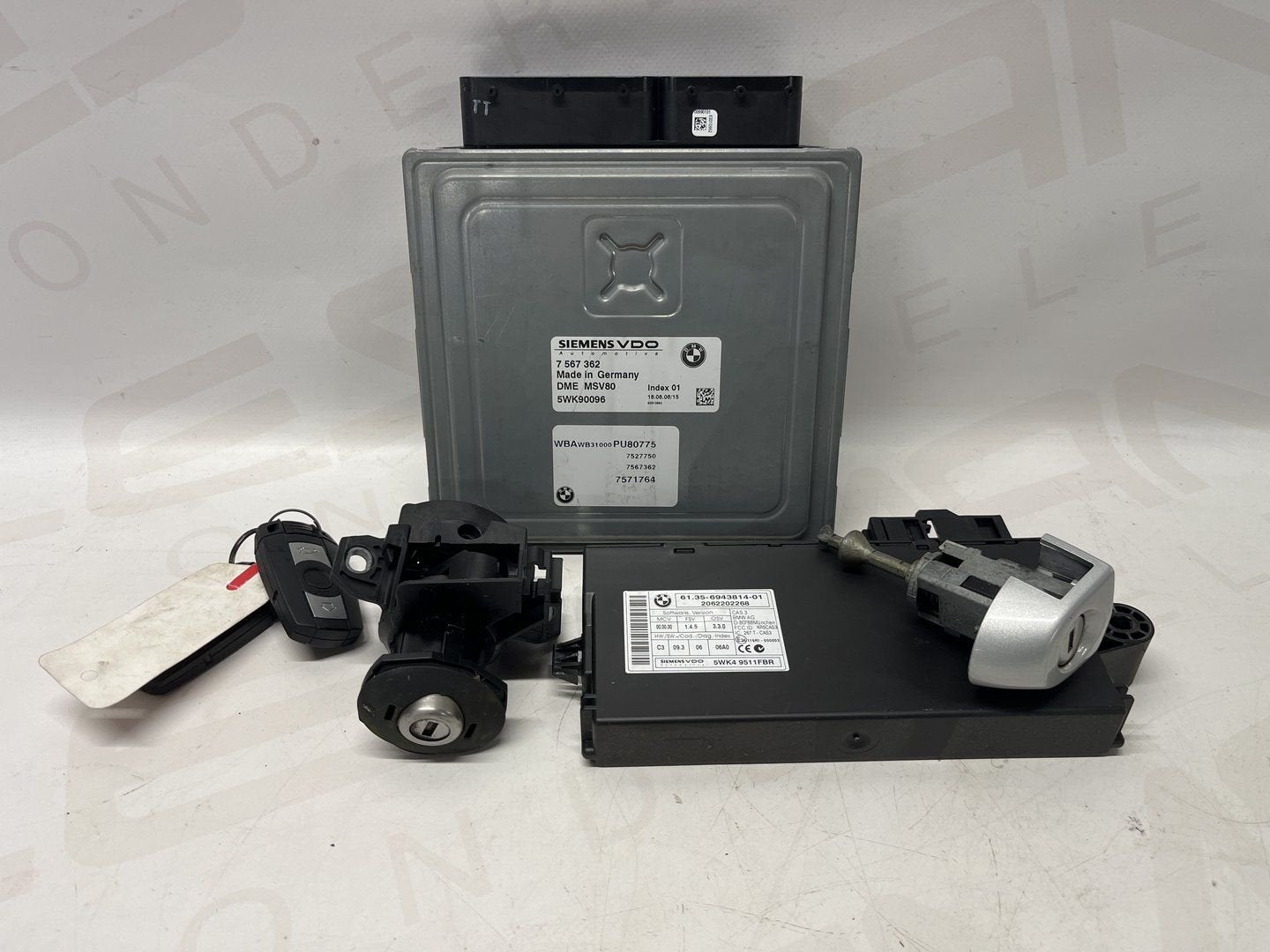 Computer motormanagament set N52B25A BMW 7567362, Gebruikt, -, -, Ophalen of Verzenden