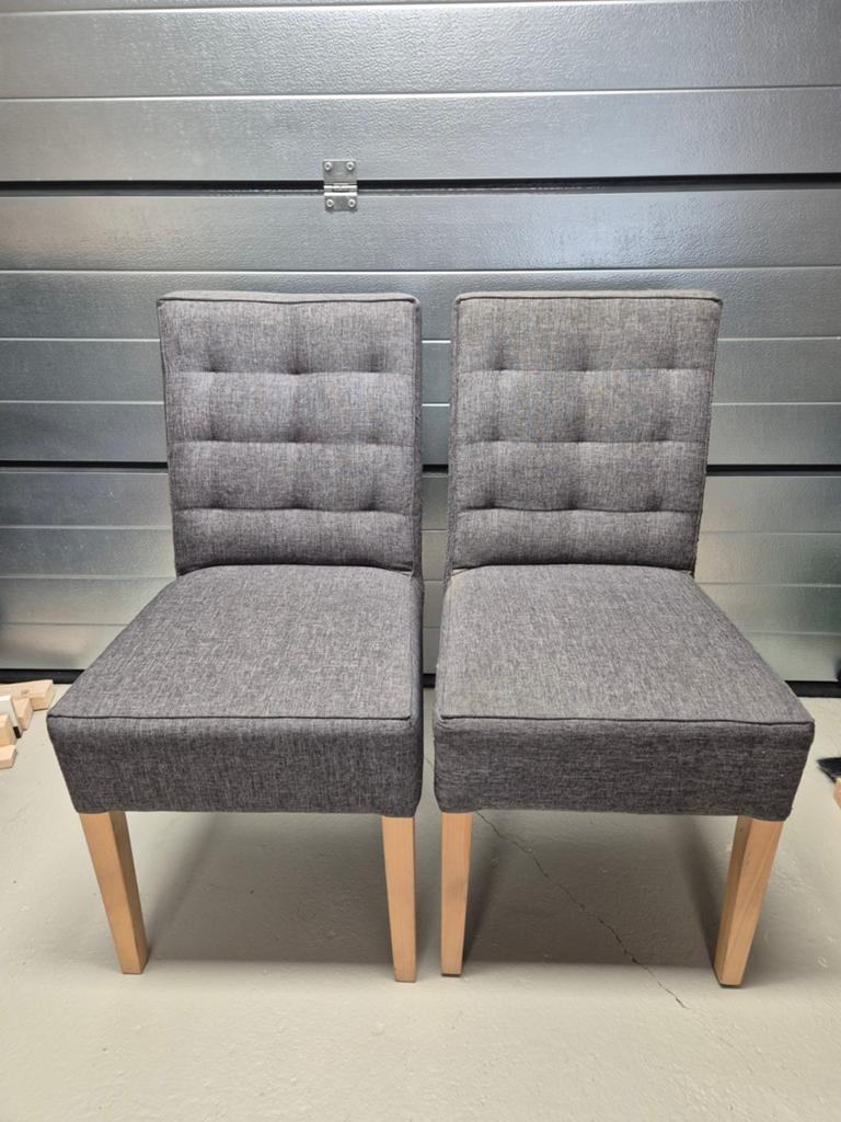 4 eetkamer stoelen, Ophalen, Gebruikt, Vier, Stof