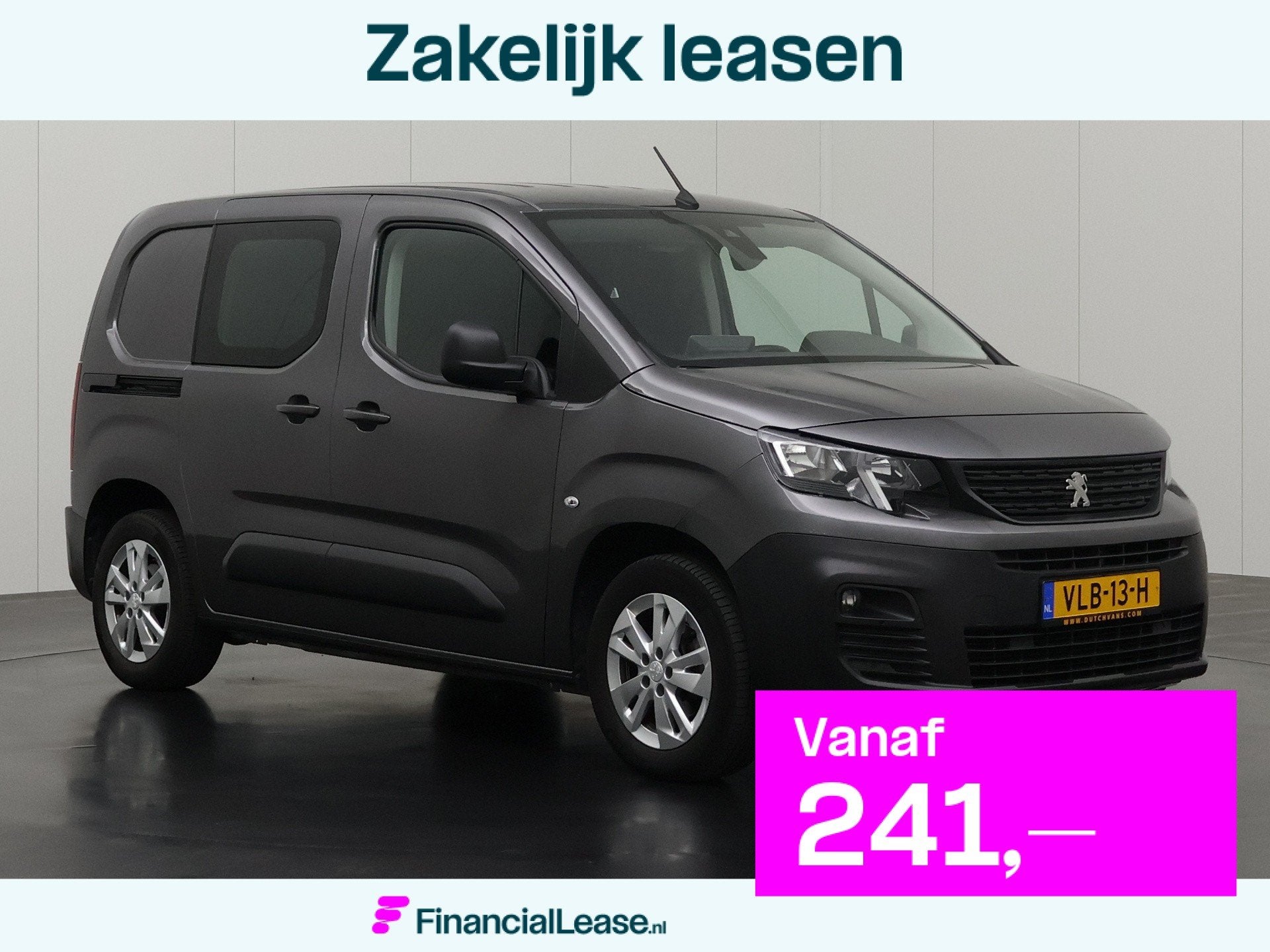 Peugeot Partner 1.2 PureTech Benzine Premium | Marge | Navig, Voorwielaandrijving, Dealer onderhouden, 15 km/l, Gebruikt