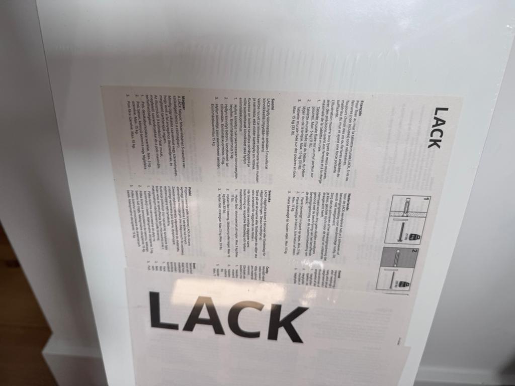 Lack wandplank ikea 110x26 nieuw, Kinderen en Baby's, Traphekjes, Ophalen of Verzenden, Zo goed als nieuw, Metaal of IJzer, 115 cm of meer