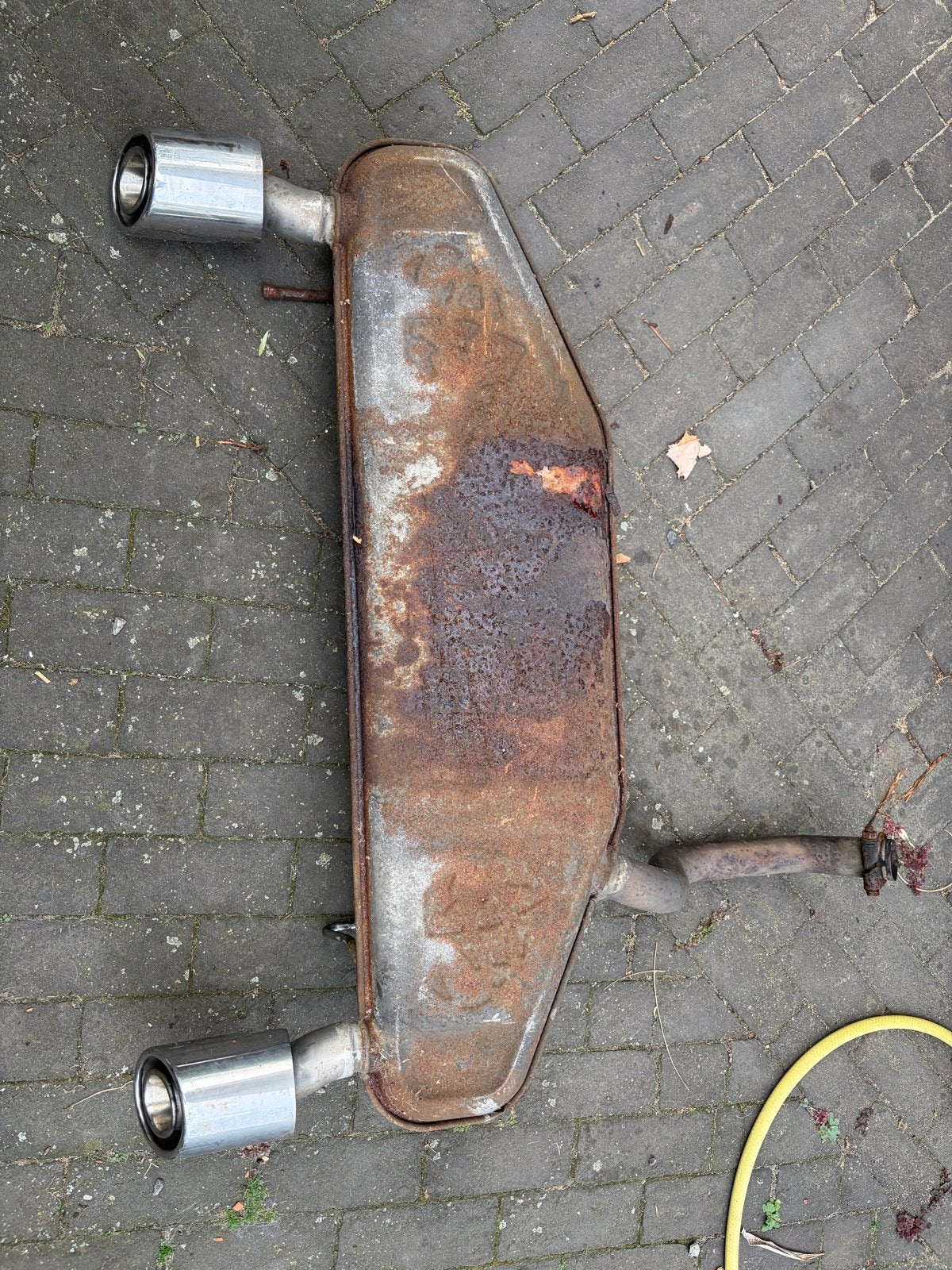 Fiat Abarth 500 uitlaat, Ophalen, Gebruikt