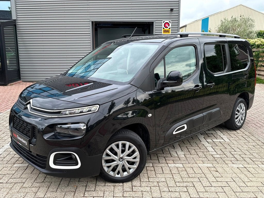 Citroen Berlingo XL 1.2 PureTech 7persoons ! GARANTIE, Voorwielaandrijving, Stof, Gebruikt, Zwart