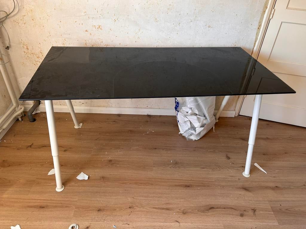 Bureau, Huis en Inrichting, Tafels | Eettafels, Ophalen, Zo goed als nieuw, Rechthoekig, 50 tot 100 cm