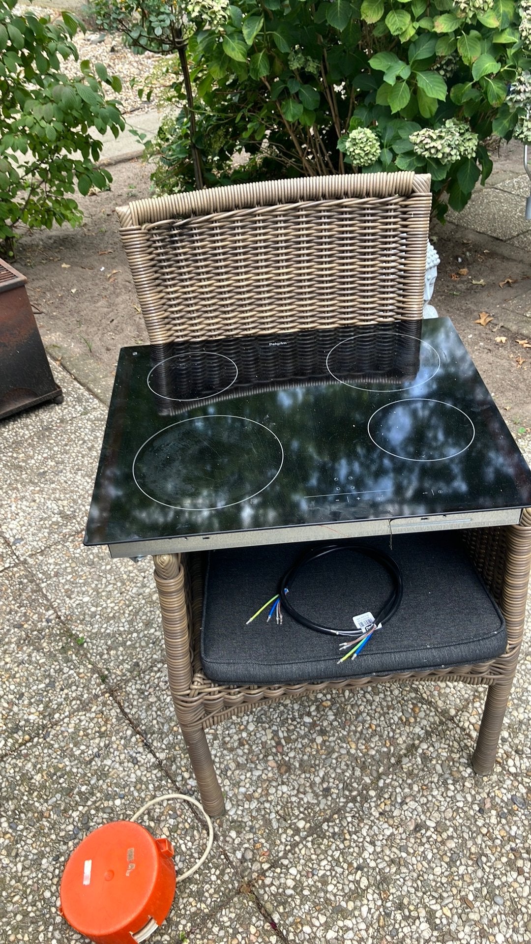 Tekoop elektrische keramische gebruikte kookplaat, Ophalen of Verzenden, Zo goed als nieuw
