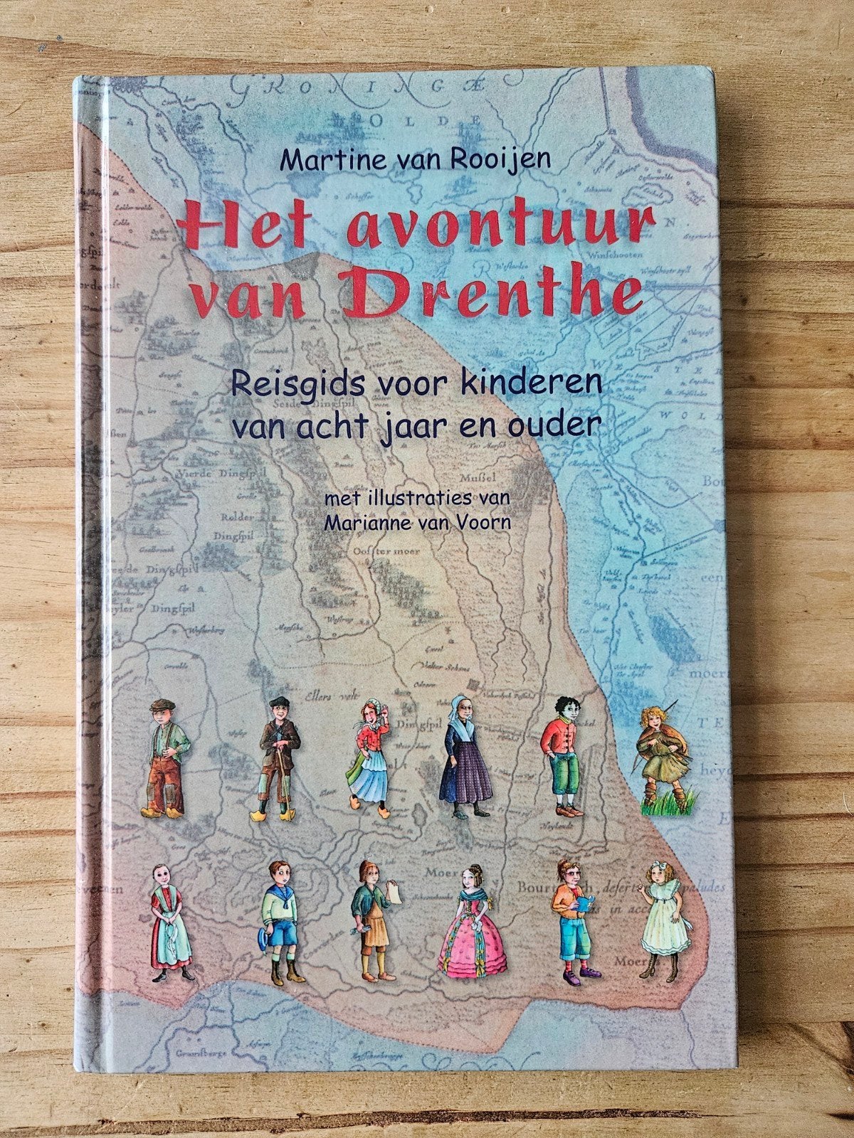 Het avontuur van Drenthe - Reisgids voor kinderen, Ophalen of Verzenden, Zo goed als nieuw, Martine van Rooijen