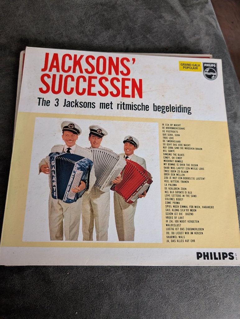 Jacksons' successen - The 3 Jacksons, Ophalen of Verzenden, Zo goed als nieuw, 12 inch, Levenslied of Smartlap