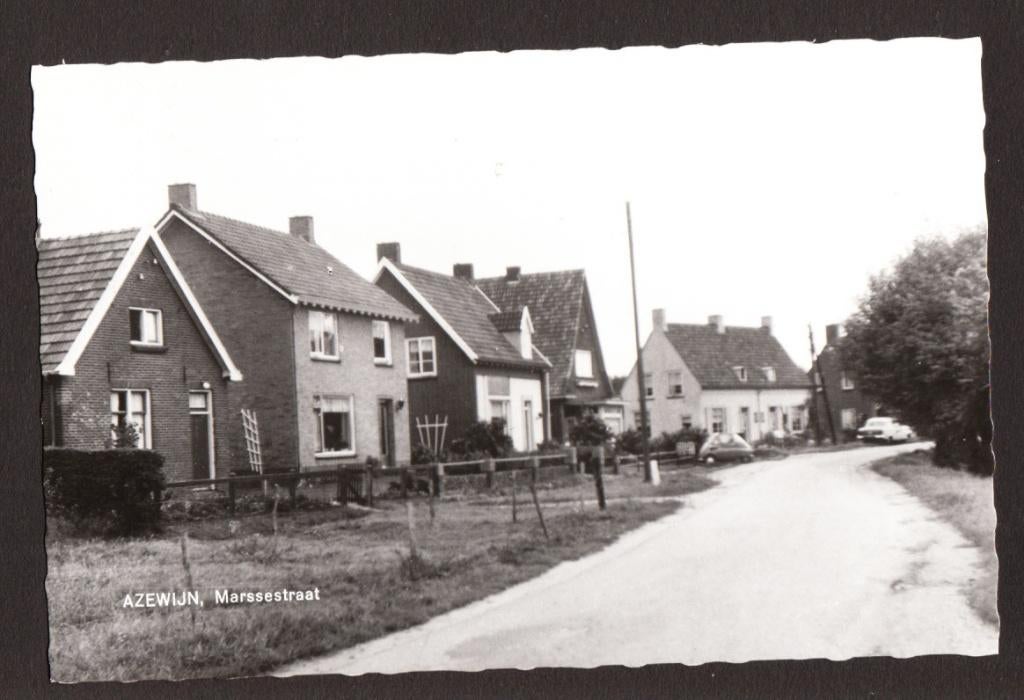 Azewijn (tussen 's-Heerenberg en Ulft) - Marssestraat, Verzamelen, Ansichtkaarten | Nederland, Verzenden, 1960 tot 1980, Ongelopen