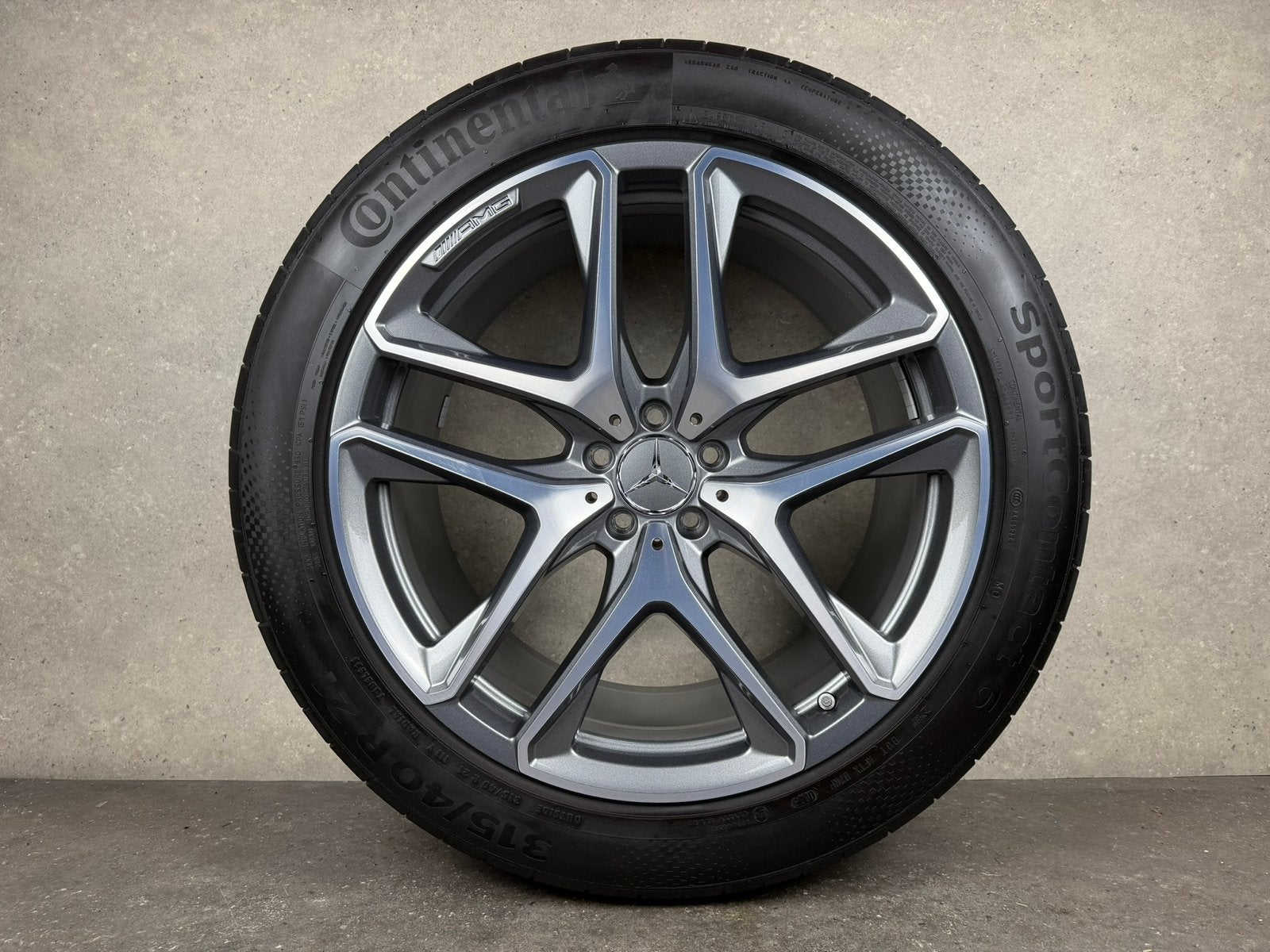 Mercedes-Benz GLE 53 / 63 AMG W167 A167 21 INCH Velgen, Gebruikt, 275 mm, Banden en Velgen, Germany