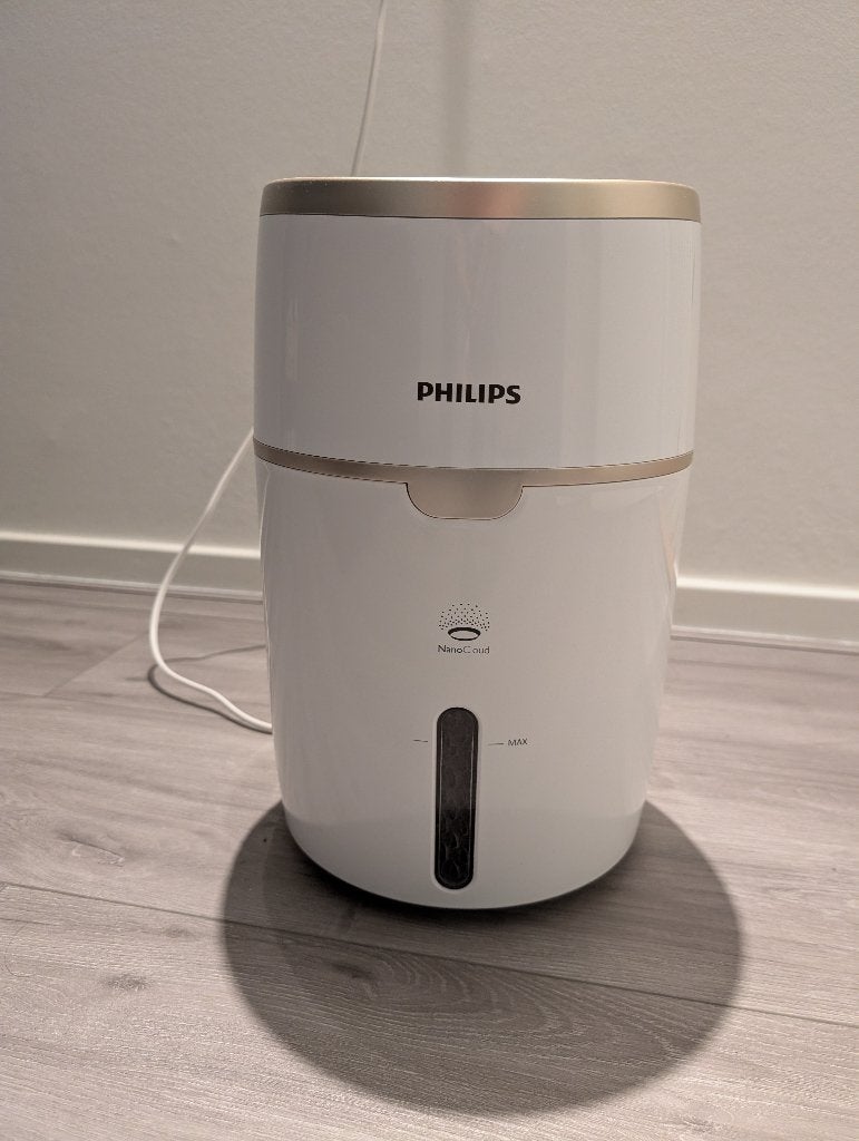 Philips HU4816/10 Luchtbevochtiger (NanoCloud) – zgan, Ophalen of Verzenden, Gebruikt, Luchtbevochtiger