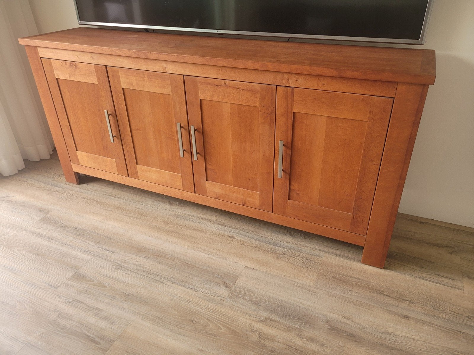Hoogwaardig Kersenhouten Dressoir - Zo goed als nieuw, Ophalen, Modern klassiek, Zo goed als nieuw, 200 cm of meer