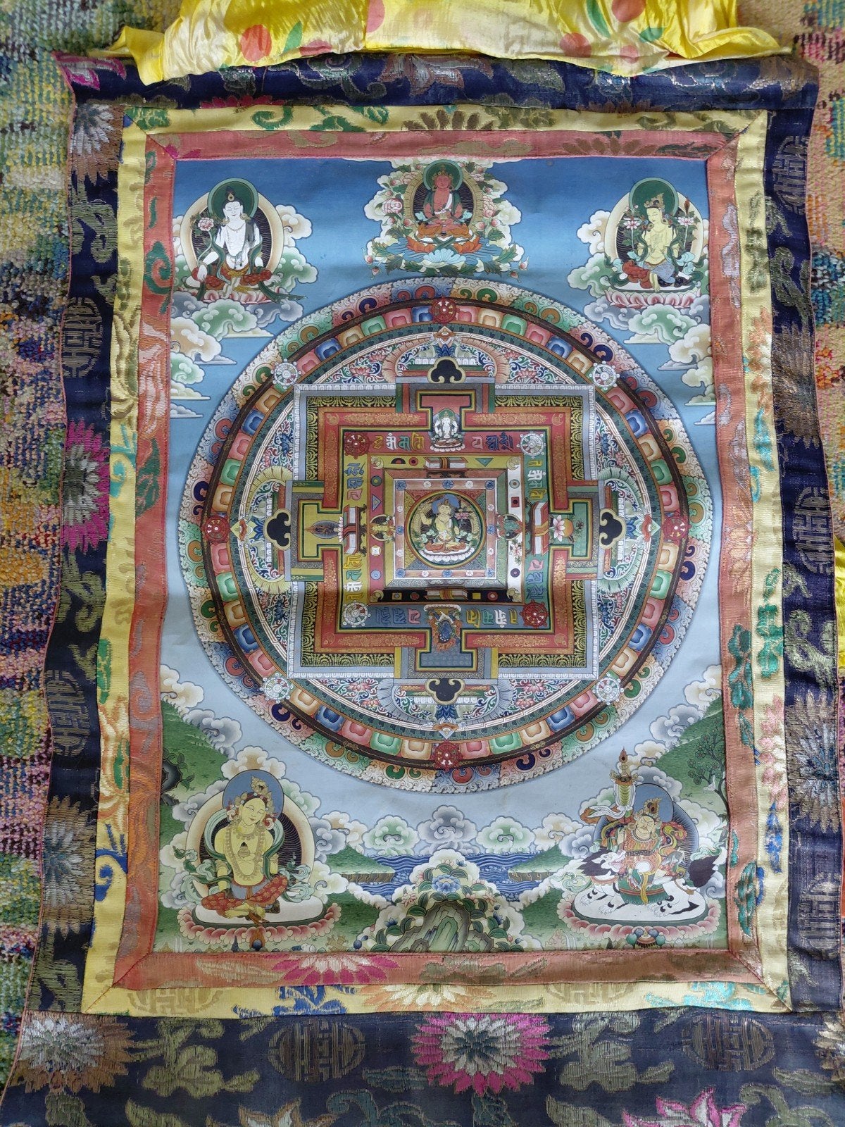 Thangka, Ophalen