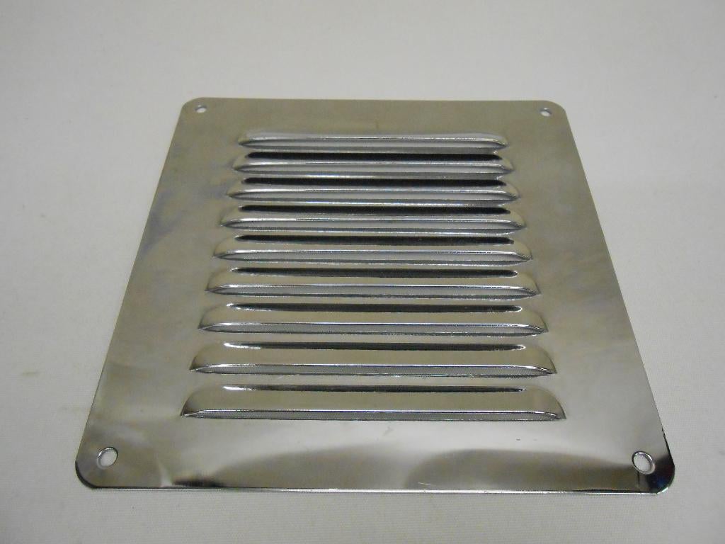Ventilatierooster, 15 x 15 cm, messing verchroomd, Watersport en Boten, Ophalen of Verzenden, Nieuw, Overige typen