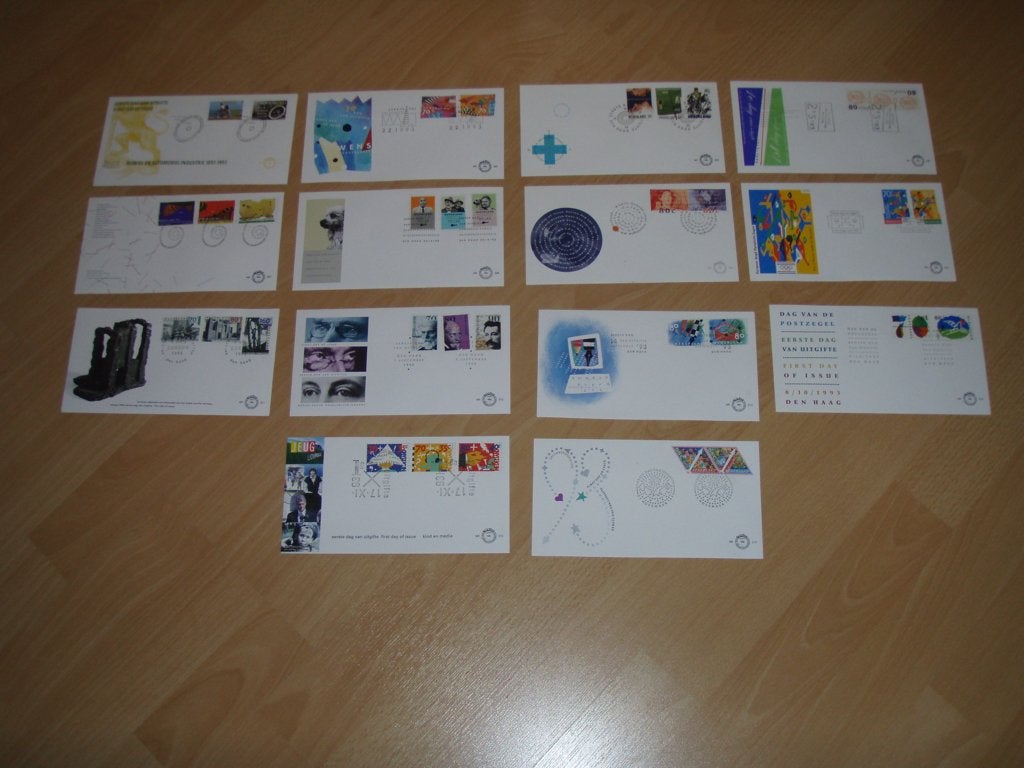 Te koop aangeboden jaargang eerstedagenveloppen 1993., Ophalen of Verzenden, Onbeschreven, Nederland