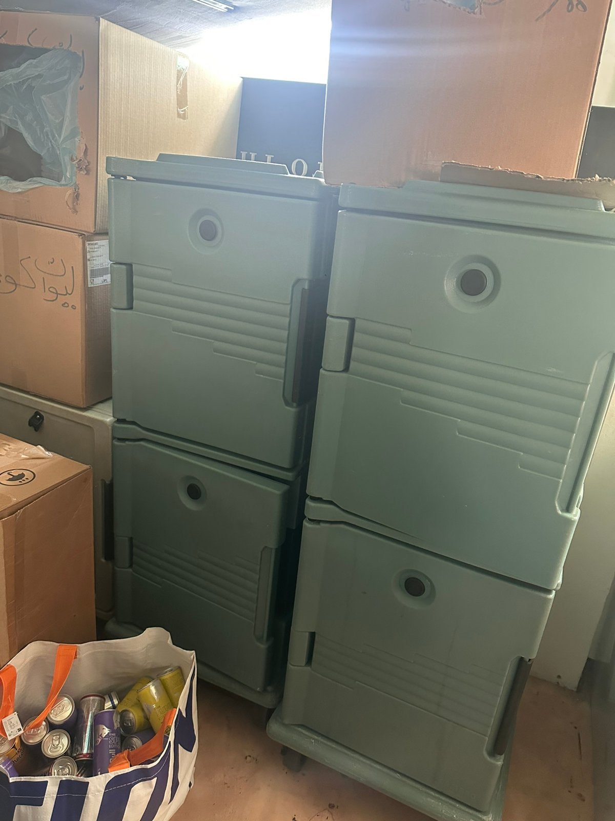 Thermobox / Isolerende transportbox op wielen