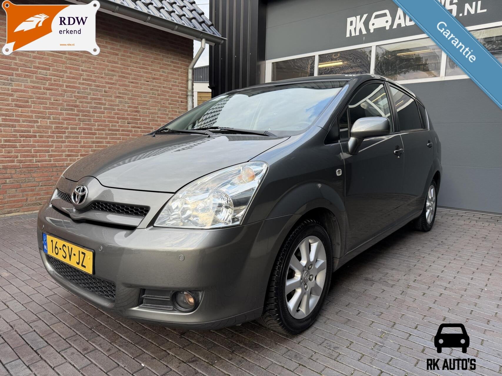 Toyota Verso 1.6 VVT-i Dynamic / Cruise / PDC / Garantie, 1330 kg, Gebruikt, 4 cilinders, Met garantie (alle)