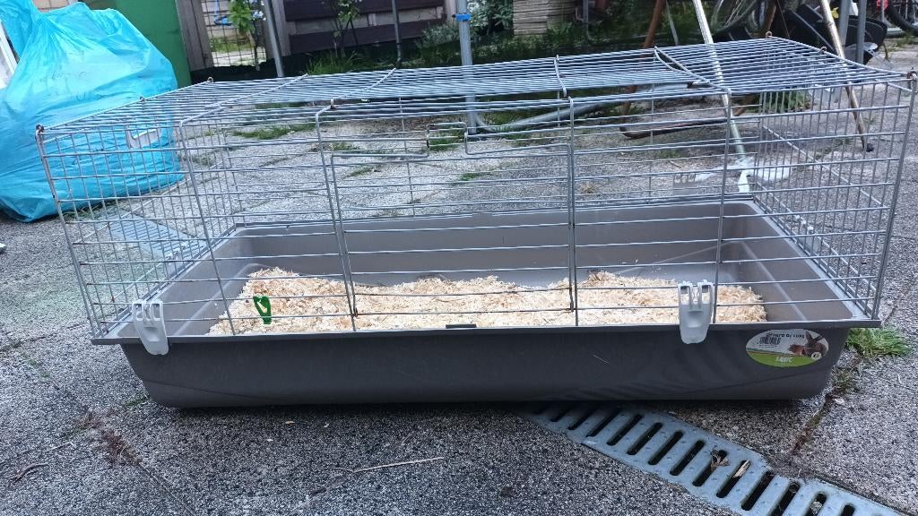 Kooi, Dieren en Toebehoren, Knaagdieren en Konijnen | Hokken en Kooien, Kooi, Gebruikt, 75 tot 110 cm, Ophalen