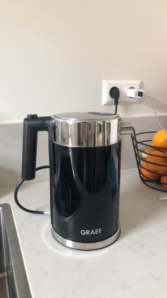 Waterkoker GRAEF, 1 tot 2 liter, Ophalen of Verzenden, Zo goed als nieuw