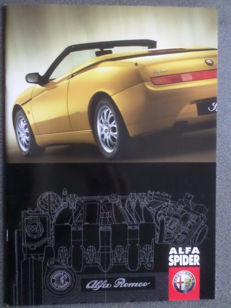 Alfa Romeo Spider Brochure, Ophalen of Verzenden, Zo goed als nieuw, Alfa Romeo