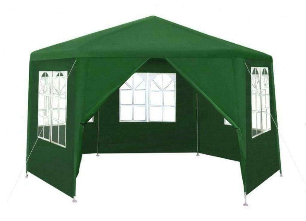 6-Hoekige Prieel - Pagode - Partytent - Prieel.Groen Nieuw, Ophalen of Verzenden, Nieuw, Minder dan 5 meter, Paviljoen