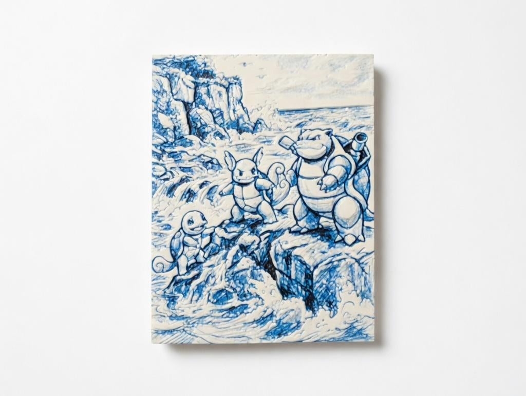 Pokémon Wanddecoratie Squirtle, Wartortle & Blastoise, Verzenden, Nieuw, Overige typen