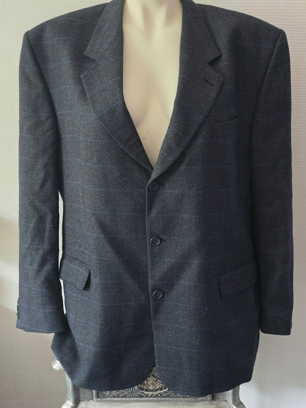 King's Court Classics Heren Blazer - Maat 29, Kleding | Heren, Kostuums en Colberts, Ophalen of Verzenden, Grijs, Gedragen, Overige maten