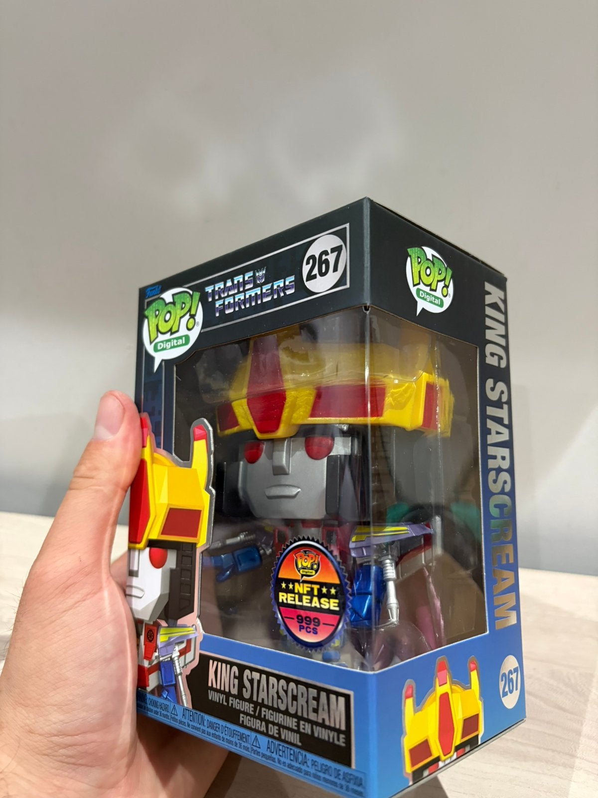 King Starscream #267 Funko Pop Digital Transformers NFT  999, Funko Europe, Ophalen of Verzenden, Zo goed als nieuw, 4th floor, 1 Queen Caroline St, London W6 9YN, Verenigd Koninkrijk
