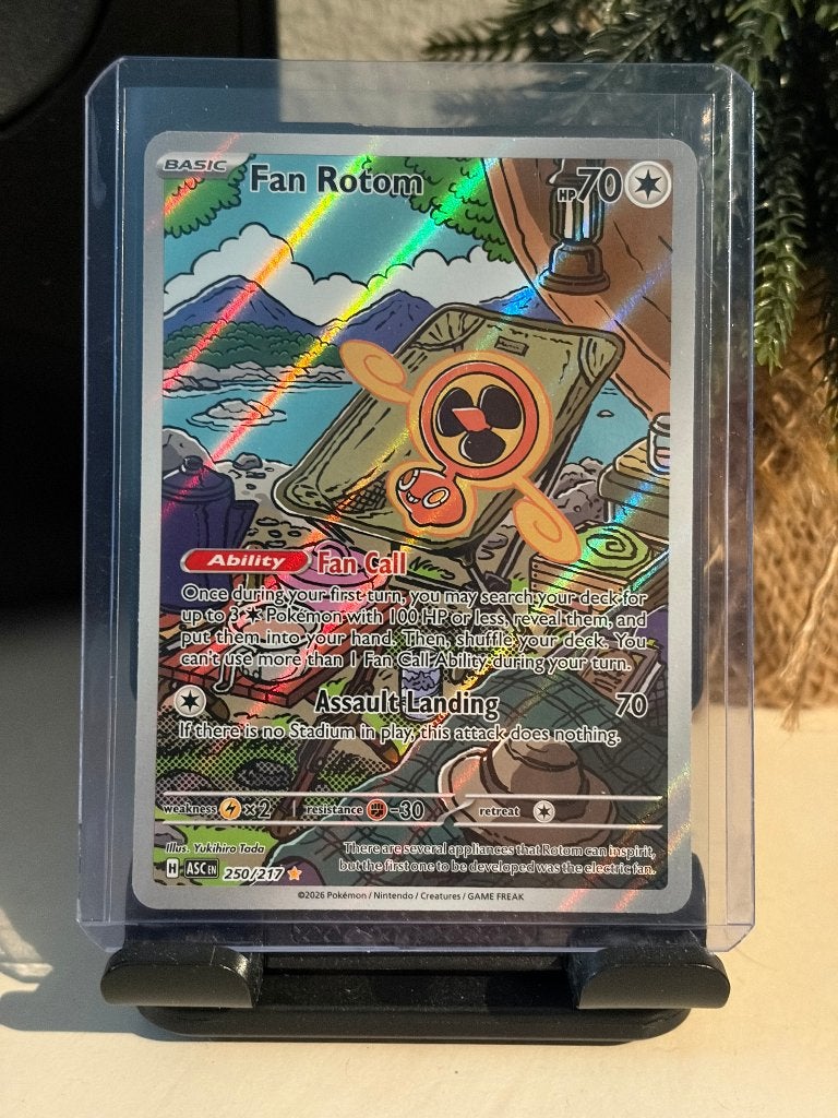 Fan Rotom | 250/217 | Ascended Heroes, Ophalen of Verzenden, Gebruikt, Losse kaart, Foil