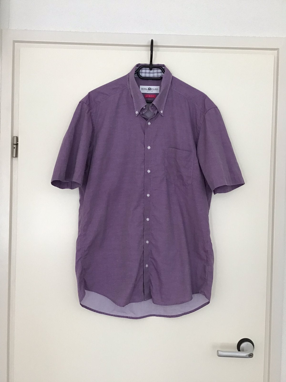 Paars / lila overhemd. Merk Royal Class Selection. Maat XL., Kleding | Heren, Verzenden, Gedragen, Paars, Halswijdte 43/44 (XL)