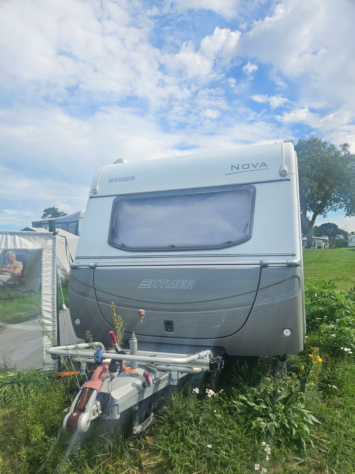 Eriba Hymer Nova HN580 Caravan, Caravans en Kamperen, Luifel, Rondzit, 7 tot 8 meter, Particulier