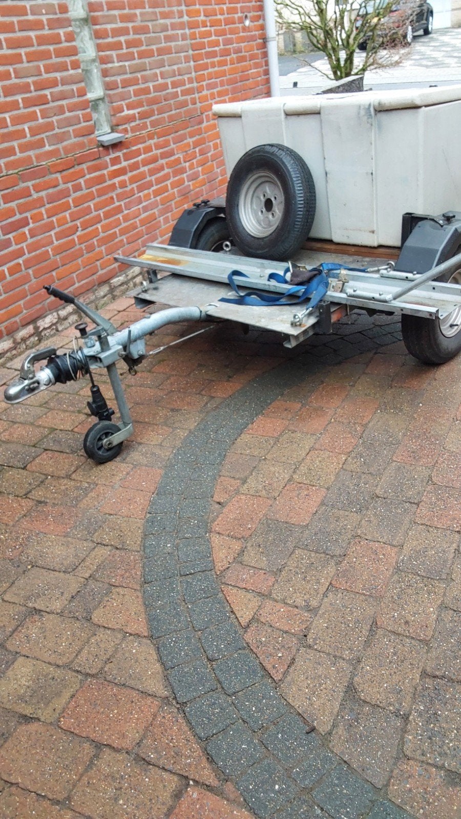 Motortrailer met bagagebak - Ideaal voor vakantie!, Ophalen, Gebruikt