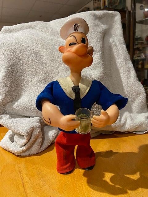 Popeye vintage Duits windup KFS Max Carl, Antiek en Kunst, Antiek | Speelgoed, Ophalen of Verzenden