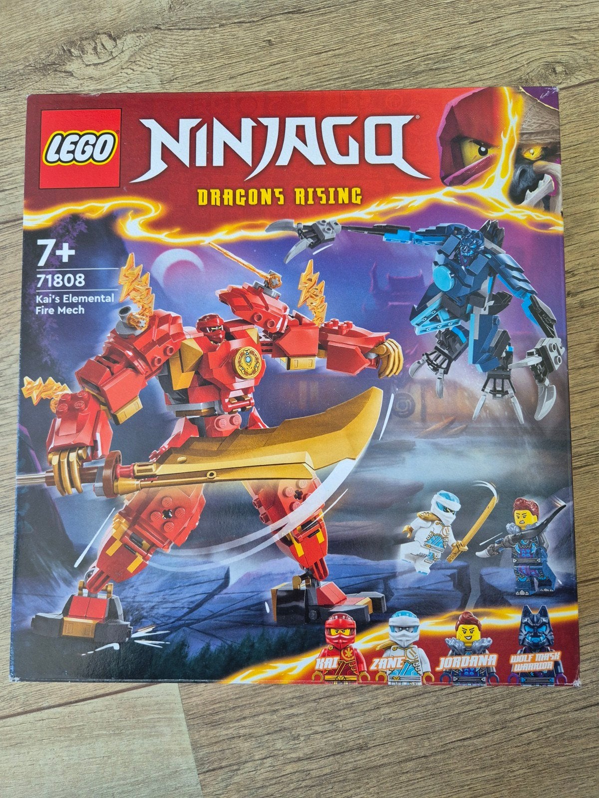 LEGO Ninjago 71808 Kai's Elementaire Vuur Mecha, Lego, Ophalen of Verzenden, Zo goed als nieuw, Ninjago