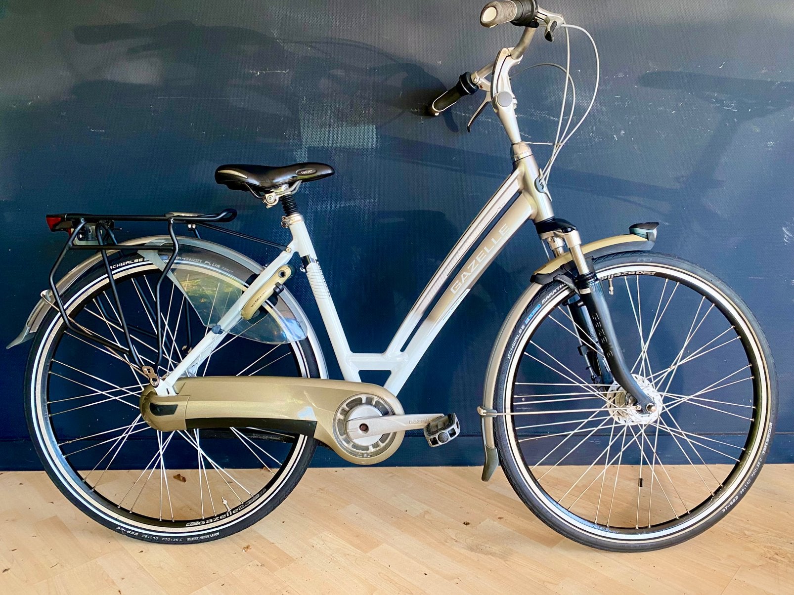 Gazelle Chamonix Plus, keurige fiets Maat S, Ophalen, 47 tot 50 cm, Versnellingen, Zo goed als nieuw