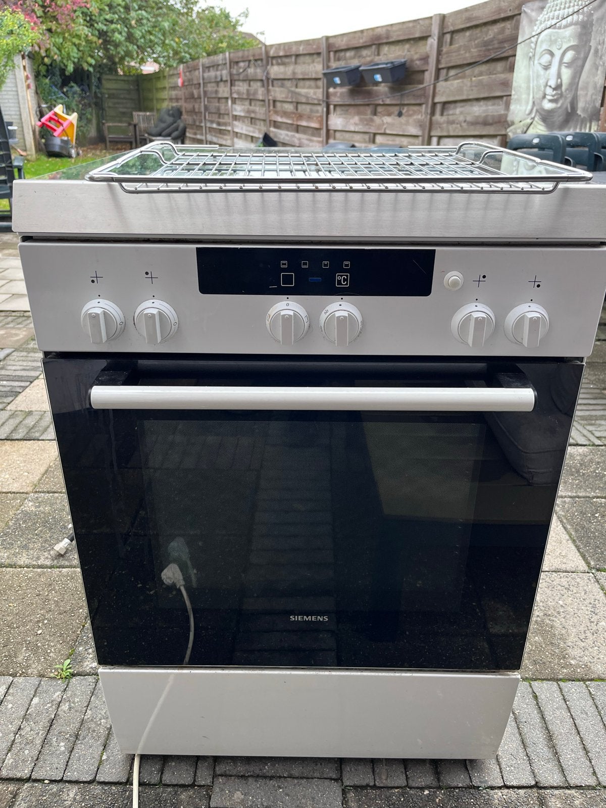 Siemens Vrijstaand Fornuis met Oven - Inductie, Witgoed en Apparatuur, Gebruikt, Hete lucht, Inductie, Vrijstaand