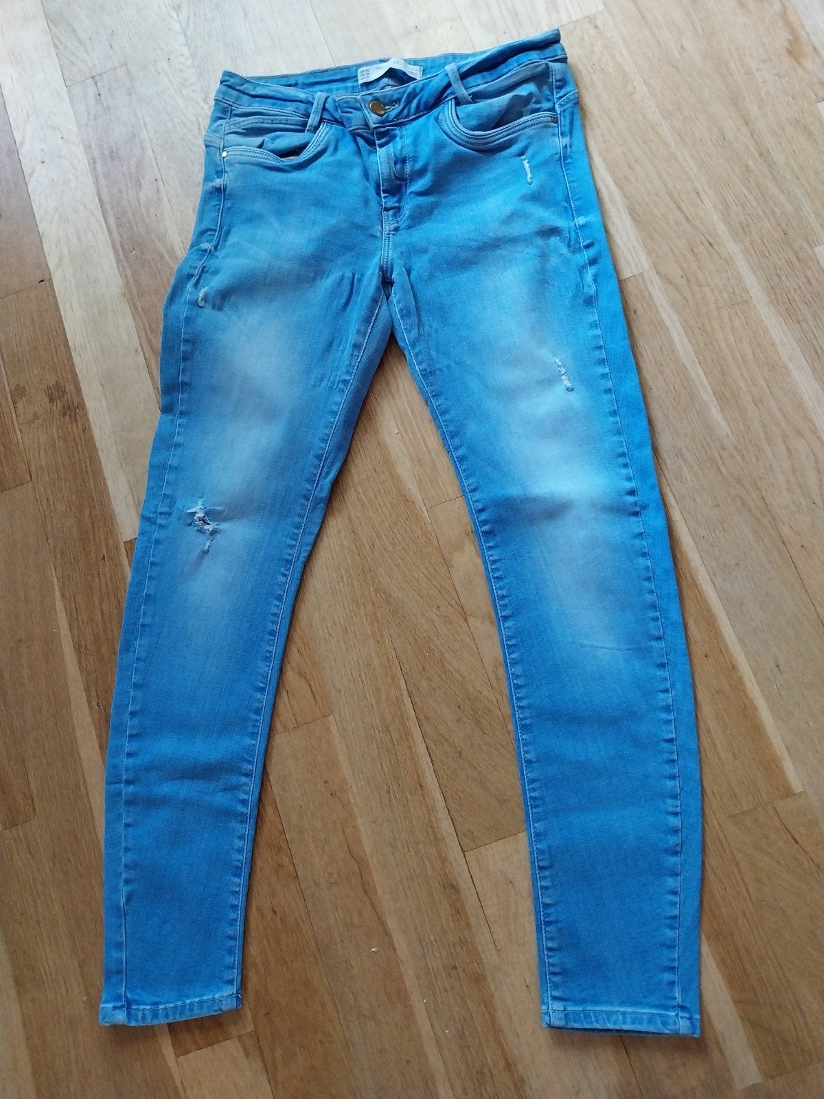 SPIJKERBROEKEN ZGAN, Kleding | Dames, Ophalen of Verzenden, Zo goed als nieuw, Blauw, W30 - W32 (confectie 38/40)