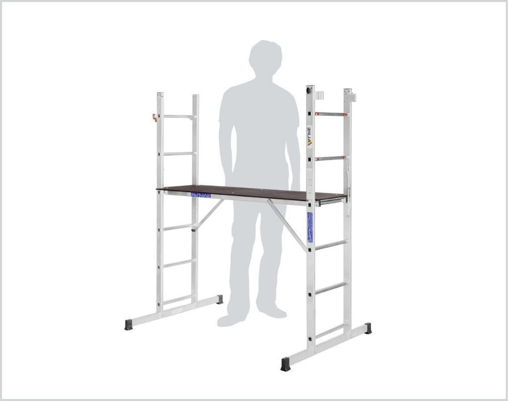 Alpe kleine steiger 3m - trap aanleunladder ladder - 4006812, Ophalen, Zo goed als nieuw, Rolsteiger of Kamersteiger, Minder dan 2 meter