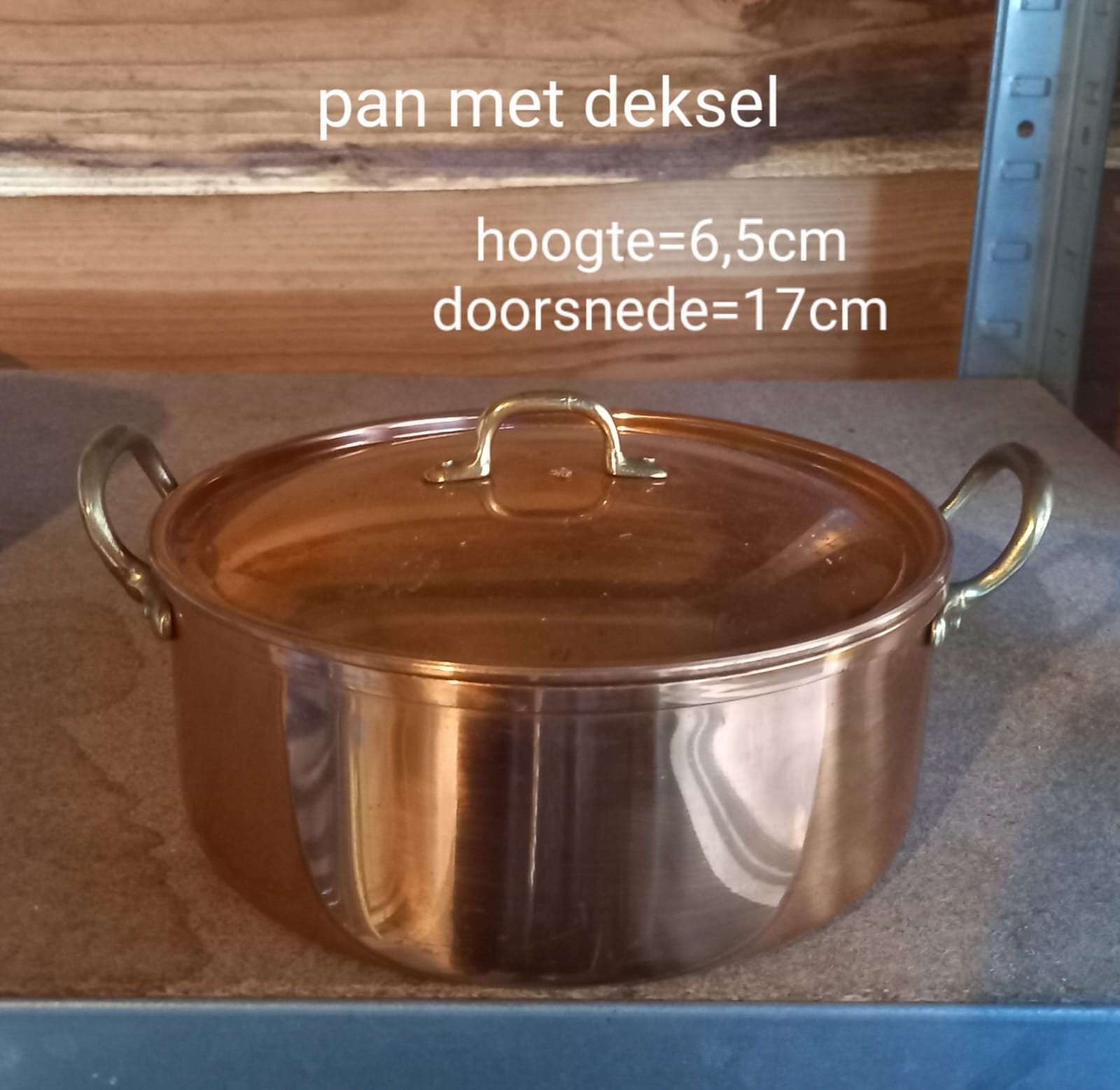 Pan met deksel, Ophalen of Verzenden, Rvs