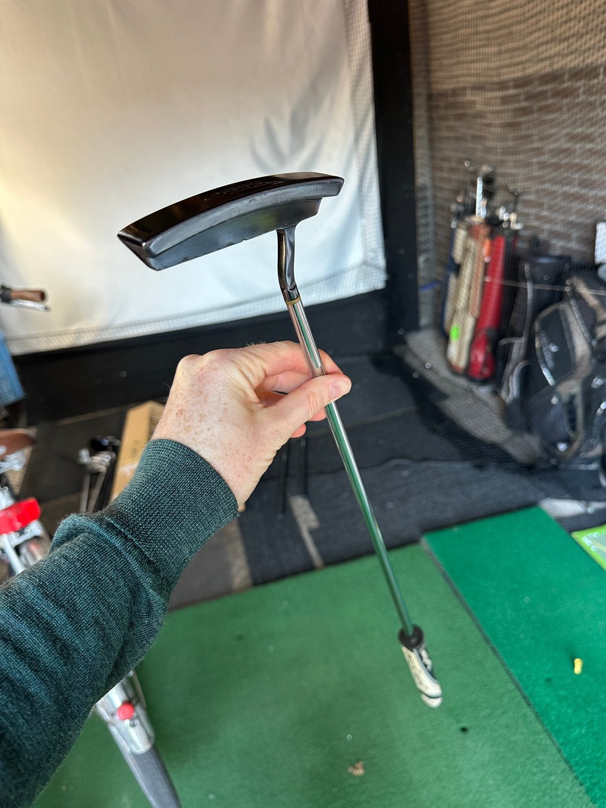 Blue Goose putter (like Scotty Cameron Studio Design 2), Ophalen of Verzenden, Gebruikt, Club