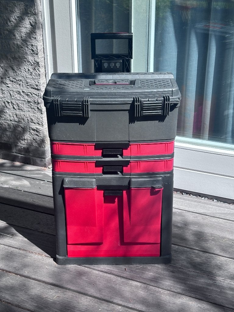 Gereedschapskoffer/trolley 2-in-1  *ALS NIEUW*, Ophalen, Zo goed als nieuw