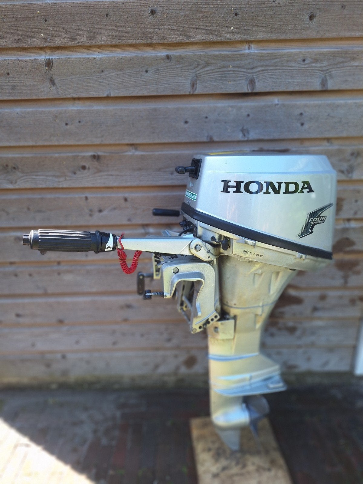 Honda 6PK buitenboord motor, Ophalen, 5 tot 10 pk, Viertaktmotor, Zo goed als nieuw