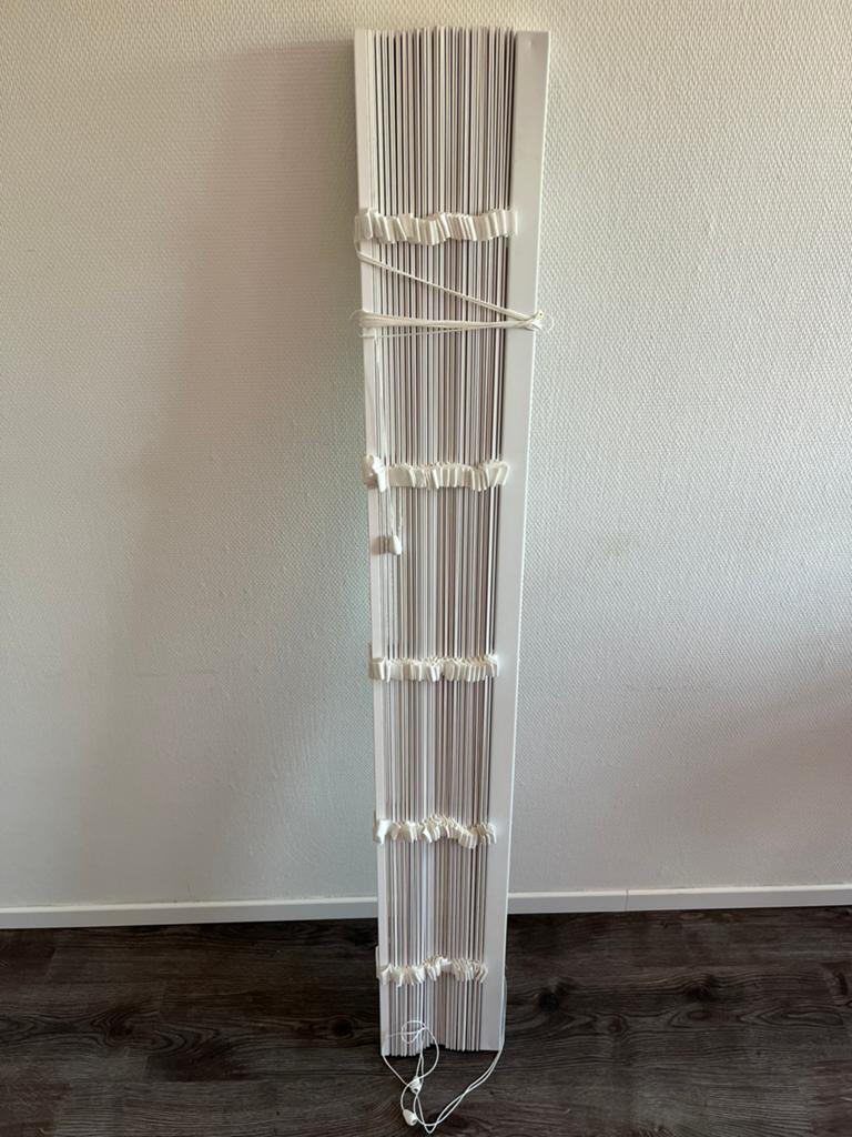 Decosol Lamellen Jaloezie hout 160x230 cm, Ophalen, Zo goed als nieuw, Wit