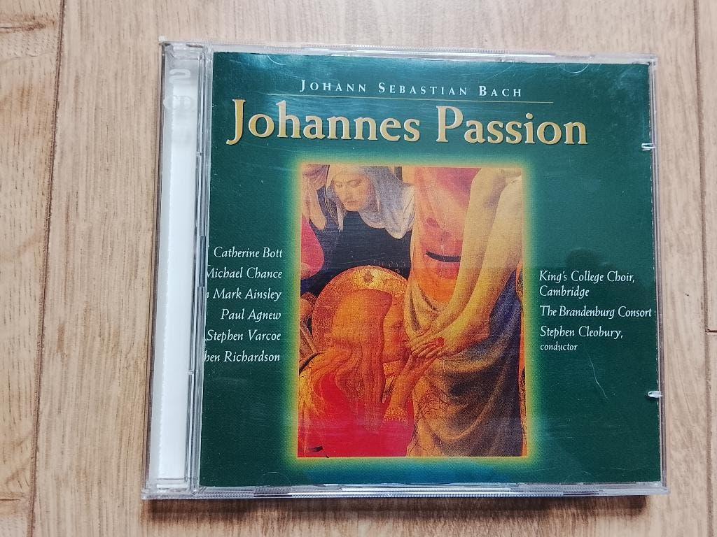 J.S.Bach Johannes Passion Cleobury Brandenburg Consort 2Cd's, Boxset, Ophalen of Verzenden, Zo goed als nieuw, Barok