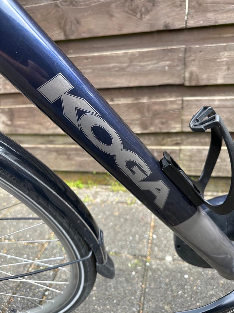 Koga E de luxe E bike,58cm,522wh batterij,30 versnellingen ., Gebruikt, Velgrem, Versnellingen, 57 tot 61 cm