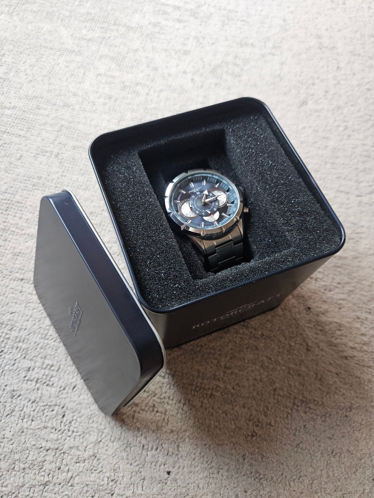 Rotorcraft Horloge - Stijlvol en Zo Goed als Nieuw, Sieraden, Tassen en Uiterlijk, Overige merken, Staal, Staal, Polshorloge