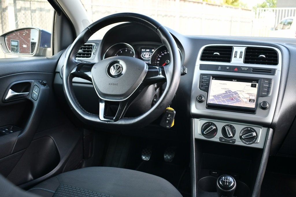 Volkswagen Polo 1.0 BlueM. Orig-NL 84.700 KM | Carplay | Cru, Start-stop-systeem, 95 pk, Blauw, Origineel Nederlands