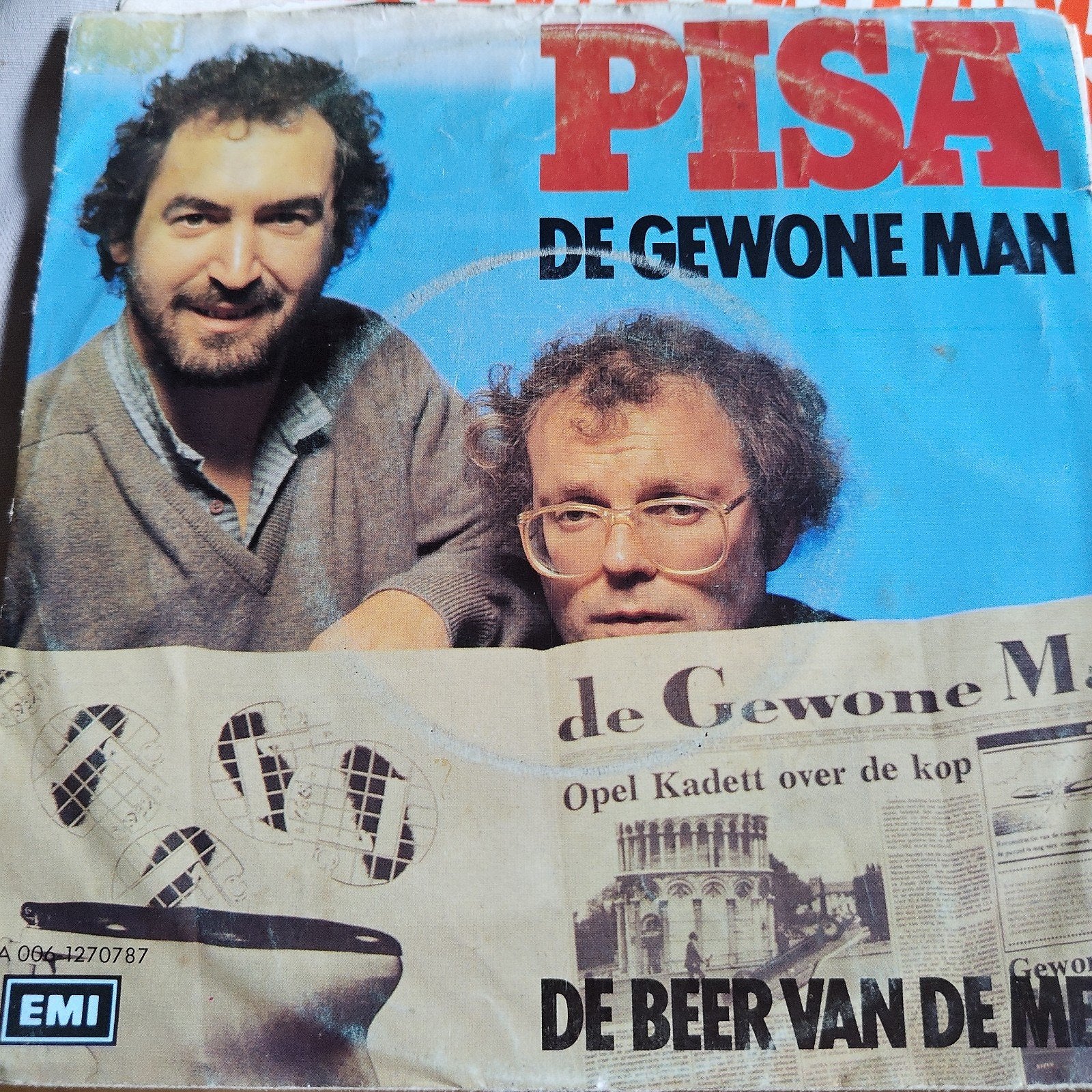Pisa - De Gewone Man (Vinyl Single), Cd's en Dvd's, Ophalen of Verzenden, Gebruikt, 7 inch, Nederlandstalig