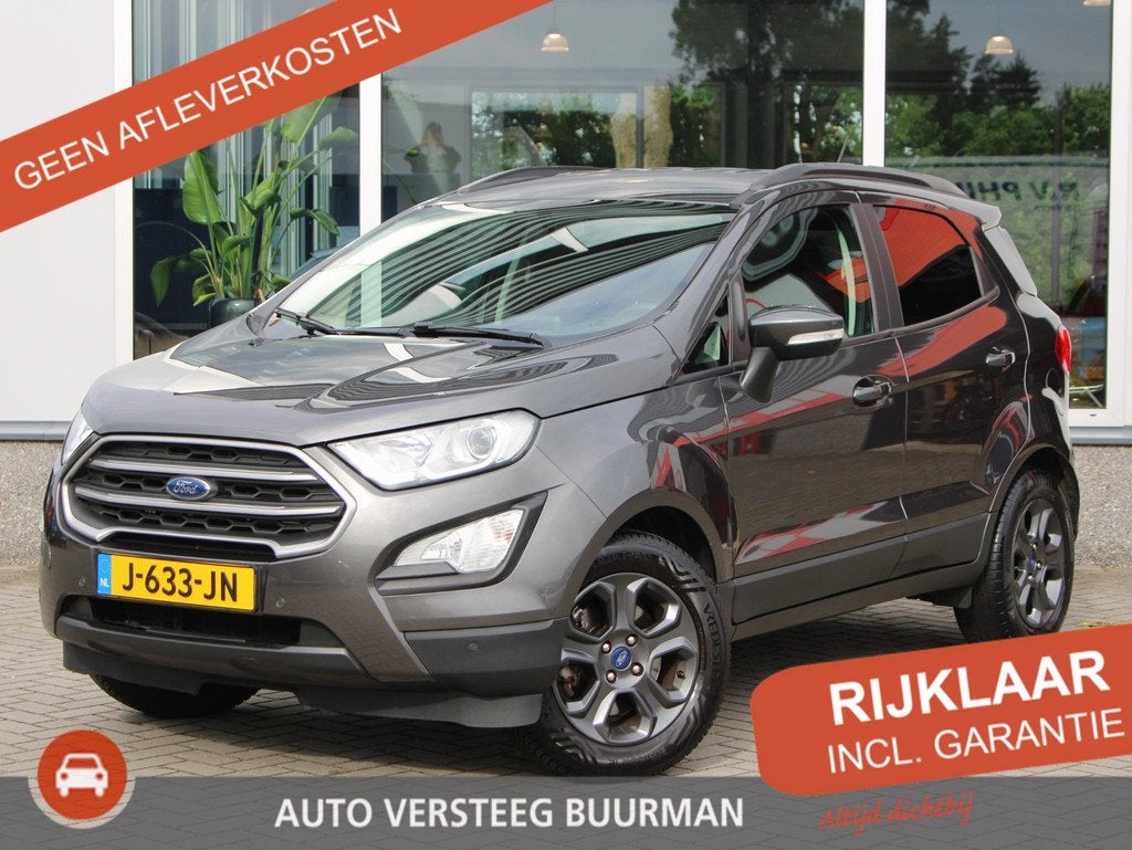 Ford EcoSport 1.0 EcoBoost Trend Ultimate 1e Eigenaar, Trekh, Auto's, Ford, Voorwielaandrijving, 12 maanden, Gebruikt, Ecosport